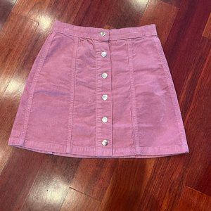 Rag & Bone Rosie Corduroy MIni Skirt, Size 25